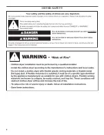 Preview for 2 page of Whirlpool WGD9051YW User Manual