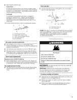 Preview for 9 page of Whirlpool WGD9200SQ1 Use & Care Manual