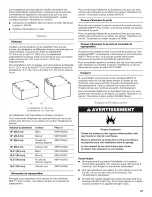 Preview for 27 page of Whirlpool WGD9200SQ1 Use & Care Manual