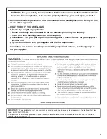 Preview for 3 page of Whirlpool WGD9250 Use And Care Manual