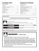 Preview for 2 page of Whirlpool  WGD94HEXL Use & Care Manual