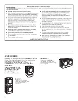 Preview for 4 page of Whirlpool  WGD94HEXL Use & Care Manual