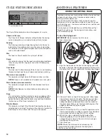 Preview for 12 page of Whirlpool  WGD94HEXL Use & Care Manual