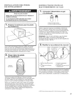 Preview for 27 page of Whirlpool WGD97HEXL0 Installation Instructions Manual