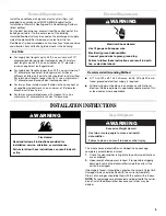 Preview for 5 page of Whirlpool WGDH160UH Installation Instructions Manual