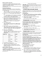 Preview for 17 page of Whirlpool WGE555 Use & Care Manual