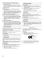 Preview for 18 page of Whirlpool WGE555 Use & Care Manual