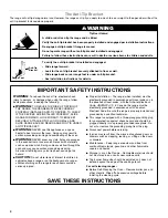 Preview for 4 page of Whirlpool WGG555S0B Use & Care Manual