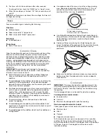 Предварительный просмотр 8 страницы Whirlpool WGI925C0B Use & Care Manual