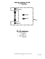 Preview for 20 page of Whirlpool WGT3300SQ0 Parts List