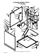 Предварительный просмотр 11 страницы Whirlpool WGT3300SQ1 Parts List