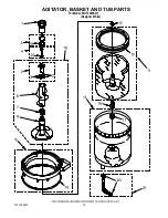 Предварительный просмотр 15 страницы Whirlpool WGT3300SQ1 Parts List