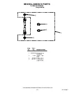 Предварительный просмотр 20 страницы Whirlpool WGT3300SQ1 Parts List