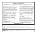 Preview for 4 page of Whirlpool WGT4027EW Installation Instructions Manual