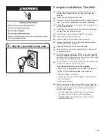 Preview for 23 page of Whirlpool WGT4027EW Installation Instructions Manual