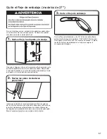 Preview for 57 page of Whirlpool WGT4027EW Installation Instructions Manual