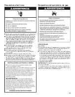 Preview for 55 page of Whirlpool WGTLV27FW Installation Instructions Manual