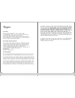 Preview for 9 page of Whirlpool WH35S1Q Use & Care Manual