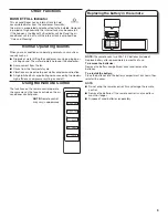 Preview for 9 page of Whirlpool WHAP121AW Use And Care Manual