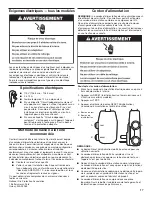 Предварительный просмотр 17 страницы Whirlpool WHAP121AW Use And Care Manual