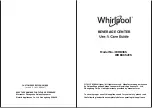 Whirlpool WHB36S Use & Care Manual preview