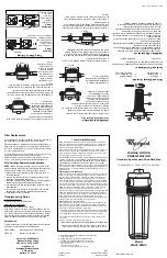 Preview for 1 page of Whirlpool WHCF-DWHV Installation, Use & Care Manual