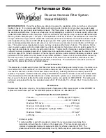 Предварительный просмотр 26 страницы Whirlpool WHER25 Operation Manual