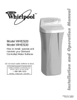 Whirlpool WHES20 Installation And Operation Manual preview