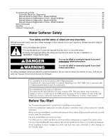 Preview for 3 page of Whirlpool WHES20 Installation And Operation Manual