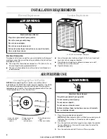 Preview for 4 page of Whirlpool Whispure 450 Use & Care Manual