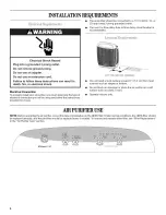 Предварительный просмотр 4 страницы Whirlpool Whispure AP51030 Use And Care Manual