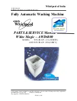 Предварительный просмотр 1 страницы Whirlpool White Magic Service & Parts Manual