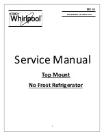 Whirlpool WHPTM34600WH Service Manual предпросмотр