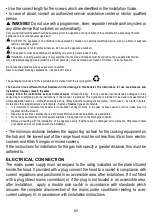 Предварительный просмотр 73 страницы Whirlpool WHVP 65F LM K Instructions For Use Manual