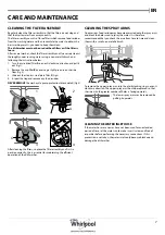 Предварительный просмотр 7 страницы Whirlpool WIC3C24PE FULL Daily Reference Manual