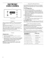 Preview for 8 page of Whirlpool WLE30300 Use & Care Manual