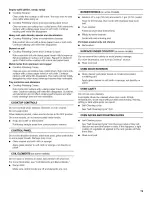 Preview for 19 page of Whirlpool WLE83300 Use & Care Manual