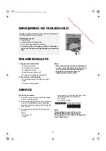 Preview for 92 page of Whirlpool WM1510W Instructions For Use Manual