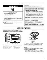 Предварительный просмотр 5 страницы Whirlpool  WMC20005YB Use & Care Manual