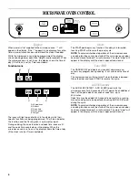 Предварительный просмотр 6 страницы Whirlpool  WMC20005YB Use & Care Manual