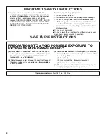 Preview for 4 page of Whirlpool WMC50522AB Use And Care Manual