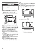 Preview for 10 page of Whirlpool WML55011HS Installation Instructions Manual