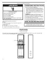 Предварительный просмотр 4 страницы Whirlpool WMT50011KS User Manual