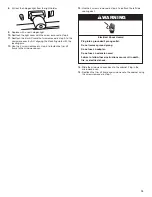 Предварительный просмотр 13 страницы Whirlpool WMT50011KS User Manual