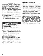 Предварительный просмотр 22 страницы Whirlpool WOD51ES4EWH User Instructions