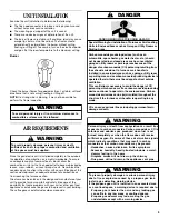 Preview for 3 page of Whirlpool WPHI-116B User Instructions