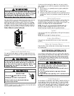 Preview for 6 page of Whirlpool WPHI-116B User Instructions