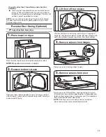 Предварительный просмотр 17 страницы Whirlpool WPWADREW25 Installation Instructions Manual