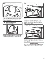 Предварительный просмотр 19 страницы Whirlpool WPWADREW25 Installation Instructions Manual