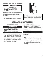 Preview for 3 page of Whirlpool WRB322DMBW00 User Instructions